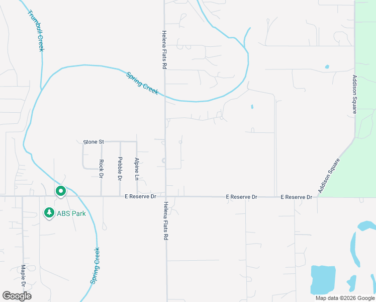 map of restaurants, bars, coffee shops, grocery stores, and more near 36 Broken Wheel Loop in Kalispell