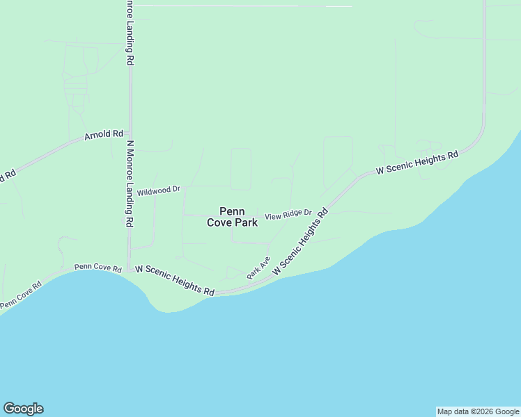 map of restaurants, bars, coffee shops, grocery stores, and more near 1060 View Ridge Drive in Oak Harbor