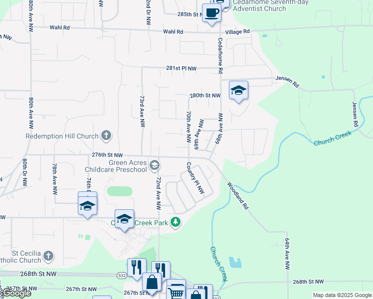16202 70th Avenue Northwest, Stanwood WA Walk Score