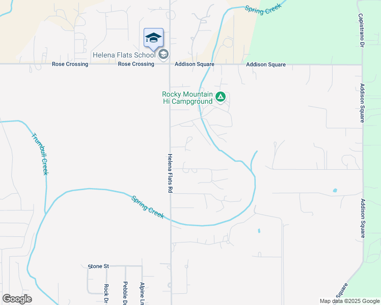 map of restaurants, bars, coffee shops, grocery stores, and more near 811 Helena Flats Road in Kalispell