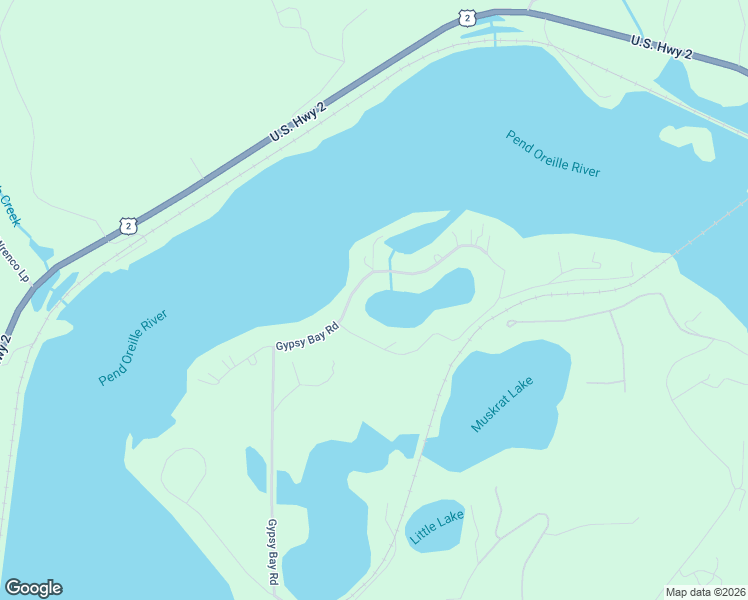 map of restaurants, bars, coffee shops, grocery stores, and more near 2252 Gypsy Bay Road in Sagle