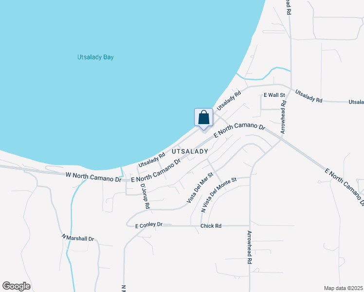 map of restaurants, bars, coffee shops, grocery stores, and more near 94 Utsalady Road in Camano