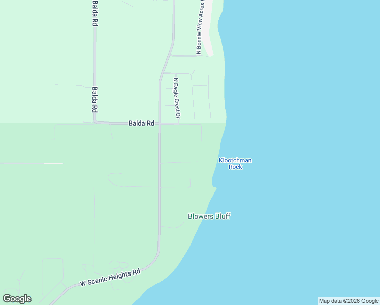 map of restaurants, bars, coffee shops, grocery stores, and more near 1156 West Scenic Heights Road in Oak Harbor
