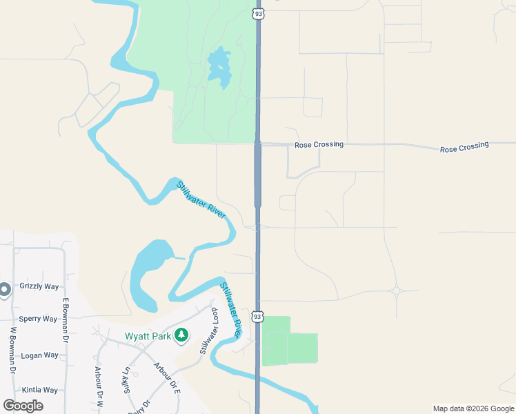 map of restaurants, bars, coffee shops, grocery stores, and more near 2834 U.S. 93 in Kalispell