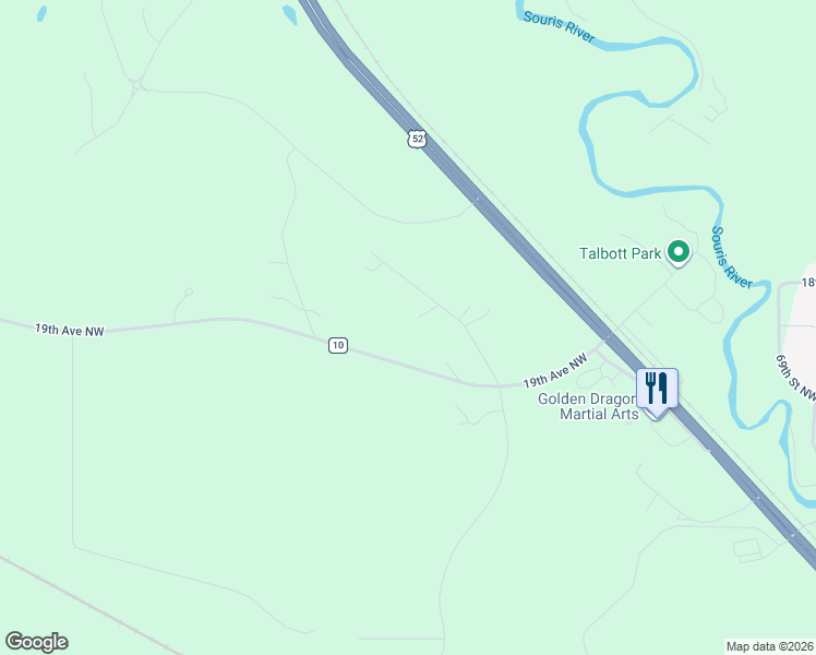 map of restaurants, bars, coffee shops, grocery stores, and more near 7646-7826 19th Avenue Northwest in Burlington