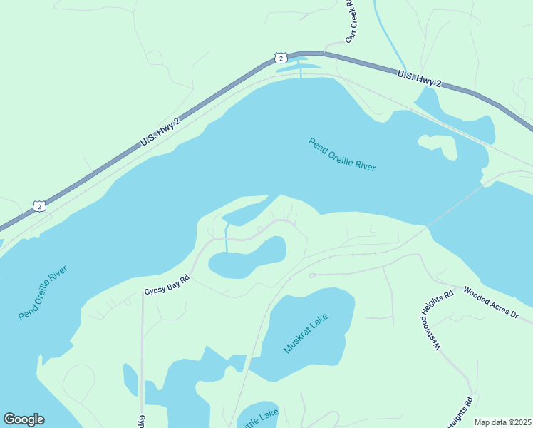 map of restaurants, bars, coffee shops, grocery stores, and more near 2159 Gypsy Bay Road in Sagle