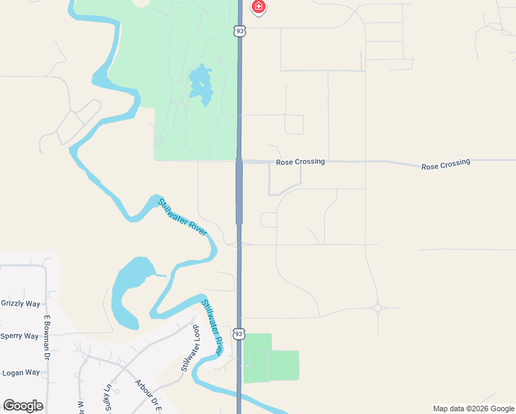 map of restaurants, bars, coffee shops, grocery stores, and more near 2845 U.S. 93 in Kalispell