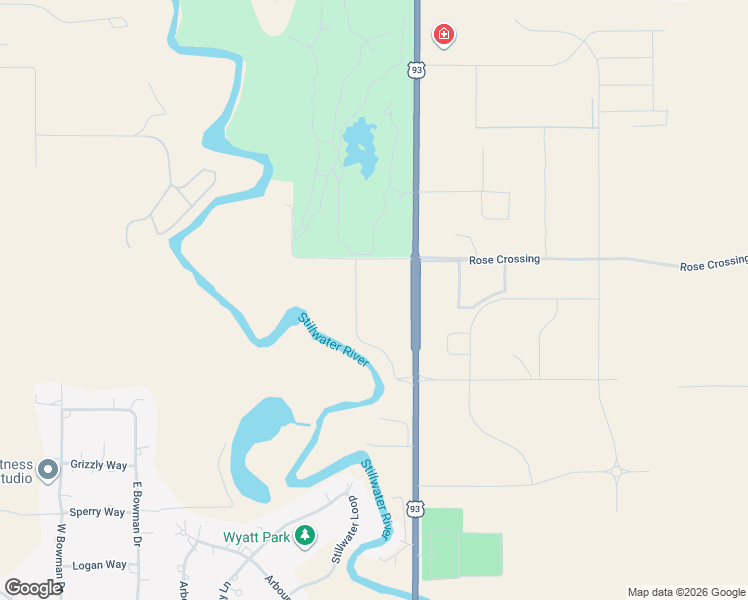 map of restaurants, bars, coffee shops, grocery stores, and more near 2834-2864 U.S. 93 in Kalispell