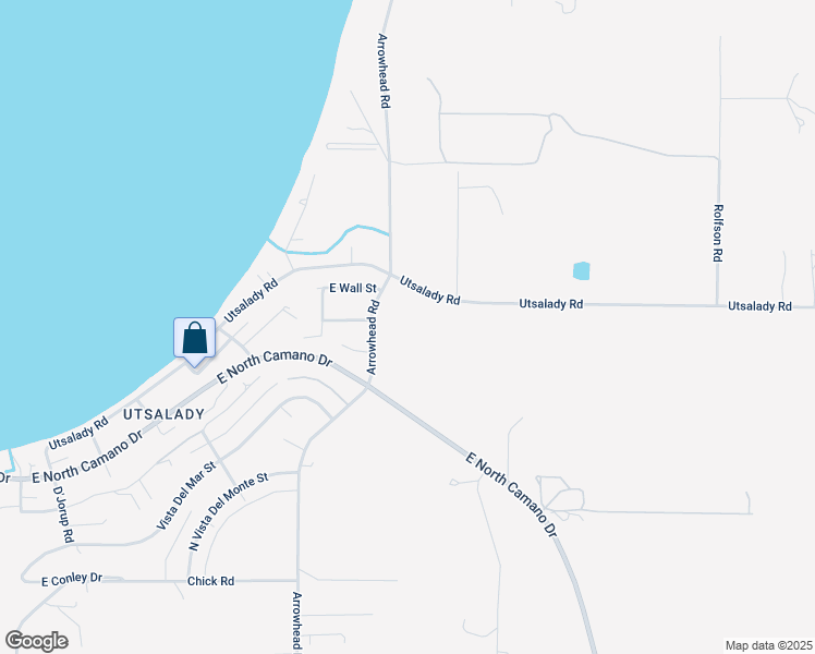 map of restaurants, bars, coffee shops, grocery stores, and more near 1190 Arrowhead Road in Camano