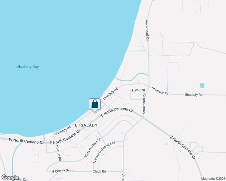 map of restaurants, bars, coffee shops, grocery stores, and more near 167 Utsalady Road in Camano