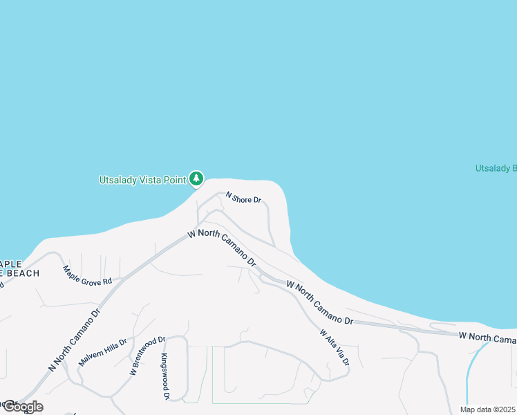 map of restaurants, bars, coffee shops, grocery stores, and more near 329 North Shore Drive in Camano Island
