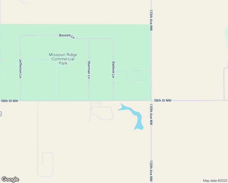 map of restaurants, bars, coffee shops, grocery stores, and more near 5806 Baldwin Lane in Williston
