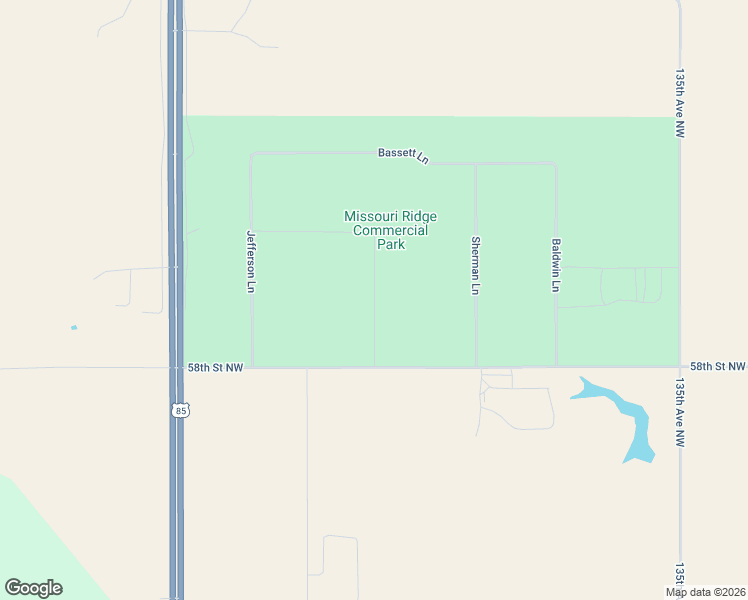 map of restaurants, bars, coffee shops, grocery stores, and more near Hamilton Lane in Williston