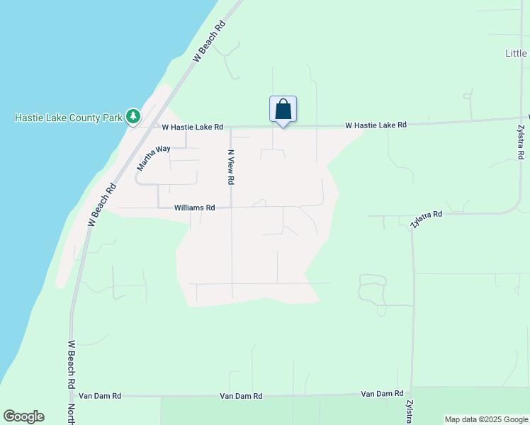 map of restaurants, bars, coffee shops, grocery stores, and more near 2289 Williams Road in Oak Harbor