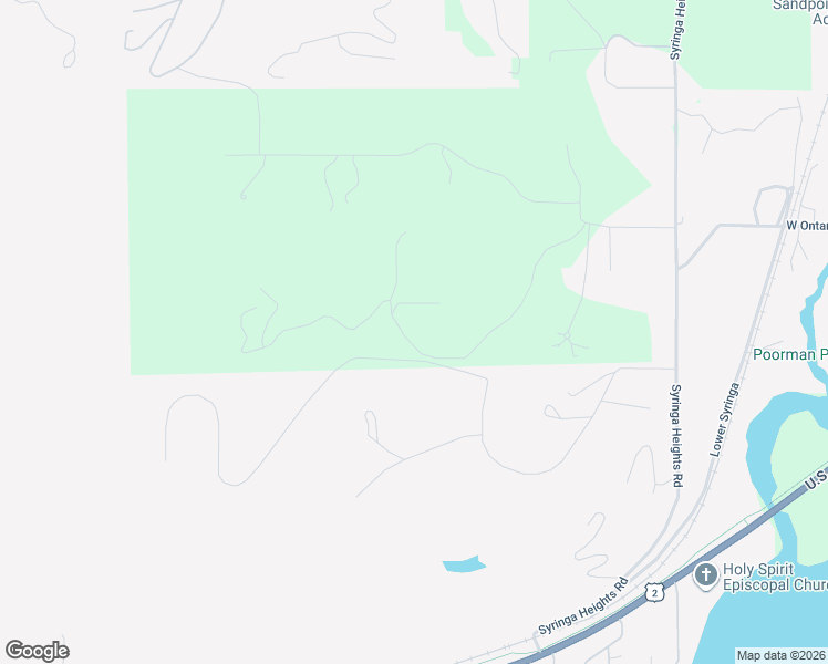 map of restaurants, bars, coffee shops, grocery stores, and more near 437 Tudor Trail in Sandpoint