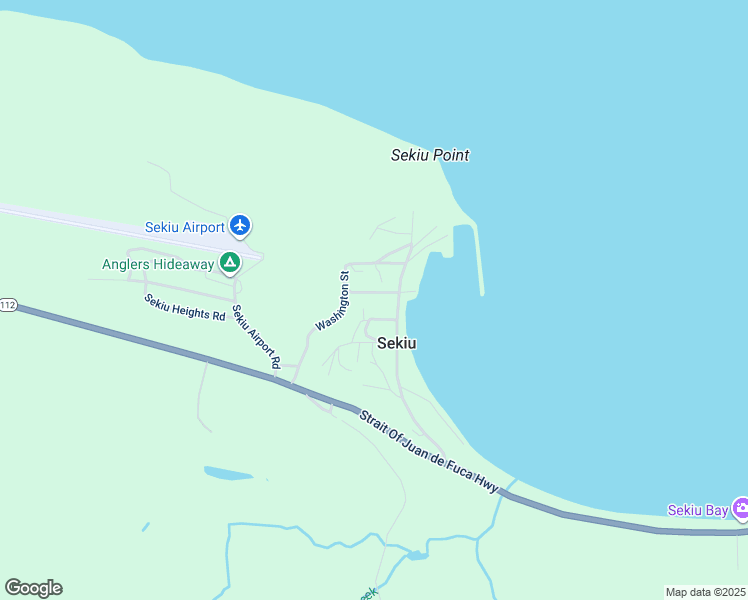 map of restaurants, bars, coffee shops, grocery stores, and more near 45 Commercial Street in Sekiu