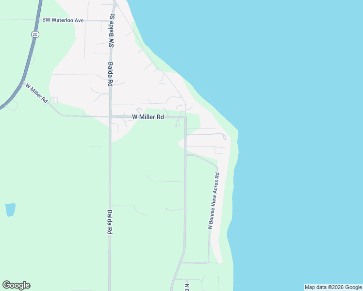 map of restaurants, bars, coffee shops, grocery stores, and more near 1499 West Scenic Heights Road in Oak Harbor