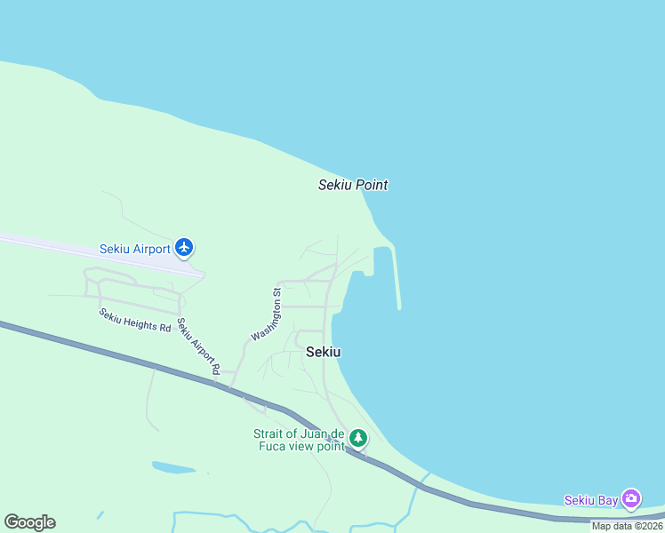 map of restaurants, bars, coffee shops, grocery stores, and more near 494 Front Street in Sekiu