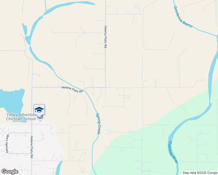 map of restaurants, bars, coffee shops, grocery stores, and more near 113 Eid Lane in Kalispell