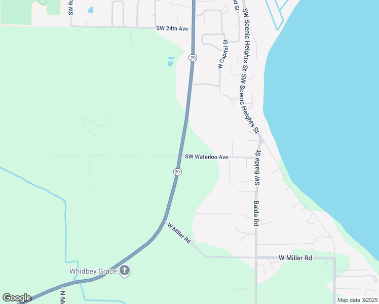 map of restaurants, bars, coffee shops, grocery stores, and more near 1006 West Waterloo Road in Oak Harbor