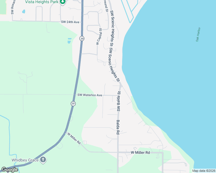 map of restaurants, bars, coffee shops, grocery stores, and more near 3190 940 West in Oak Harbor