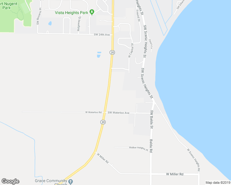 map of restaurants, bars, coffee shops, grocery stores, and more near 30160 Washington 20 in Oak Harbor