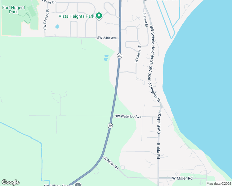 map of restaurants, bars, coffee shops, grocery stores, and more near 30160 Highway 20 in Oak Harbor