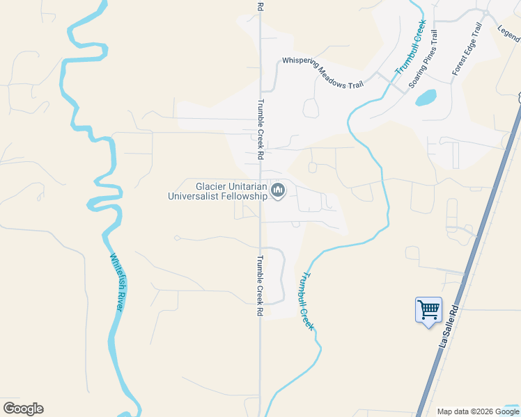 map of restaurants, bars, coffee shops, grocery stores, and more near 1539-1551 Trumble Creek Rd in Kalispell