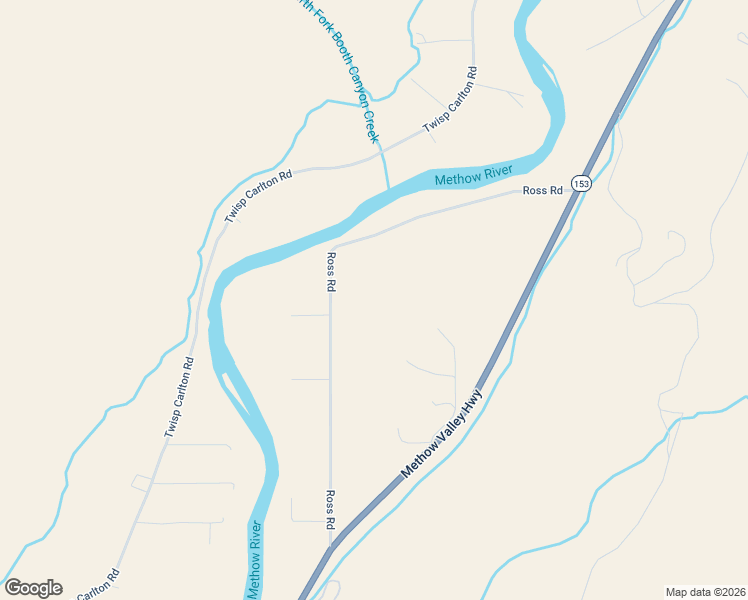 map of restaurants, bars, coffee shops, grocery stores, and more near 54A Ross Road in Twisp