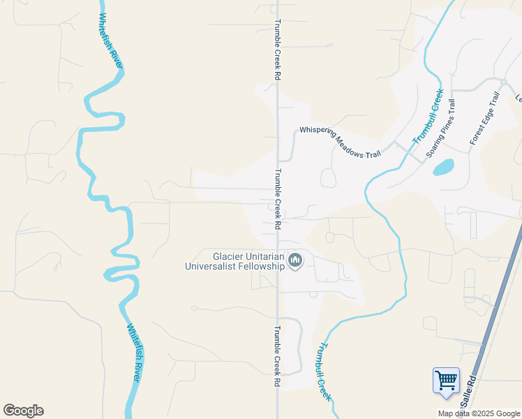 map of restaurants, bars, coffee shops, grocery stores, and more near 1588 Trumble Creek Road in Kalispell