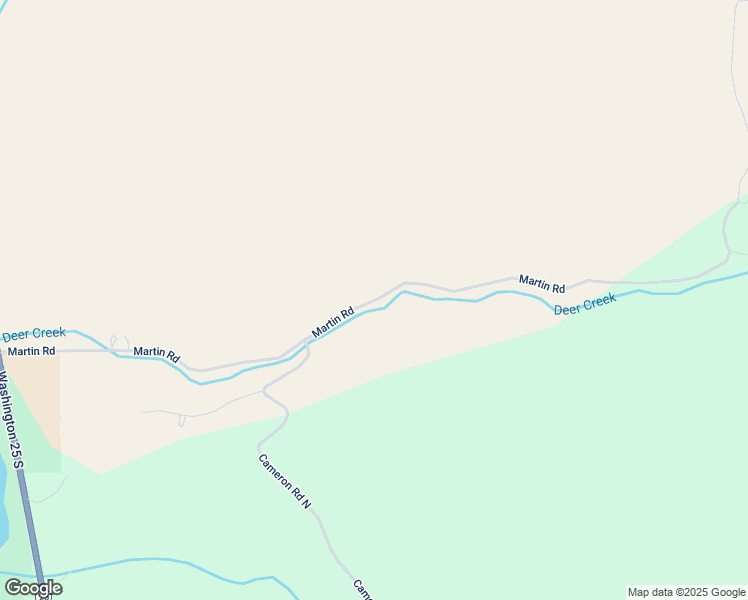 map of restaurants, bars, coffee shops, grocery stores, and more near Martin Road in Stevens County