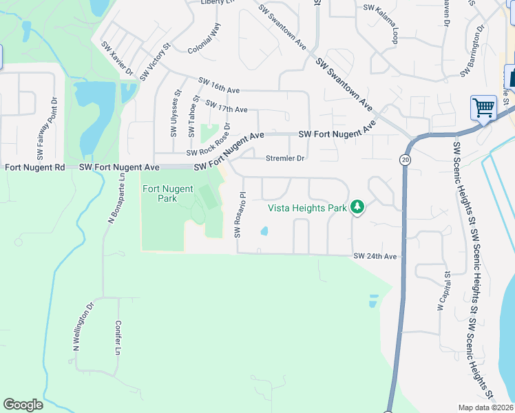map of restaurants, bars, coffee shops, grocery stores, and more near 2178 Southwest Rosario Place in Oak Harbor