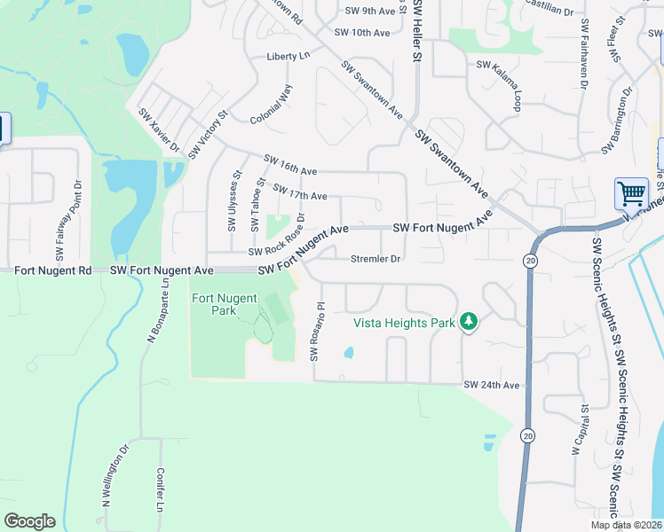 map of restaurants, bars, coffee shops, grocery stores, and more near 1724 Stremler Drive in Oak Harbor