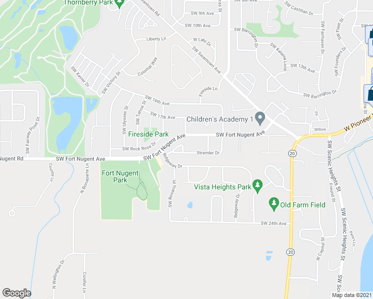 map of restaurants, bars, coffee shops, grocery stores, and more near 1724 Stremler Drive in Oak Harbor