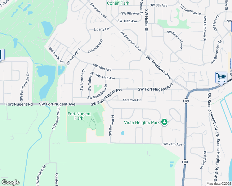 map of restaurants, bars, coffee shops, grocery stores, and more near 1724 Stremler Drive in Oak Harbor