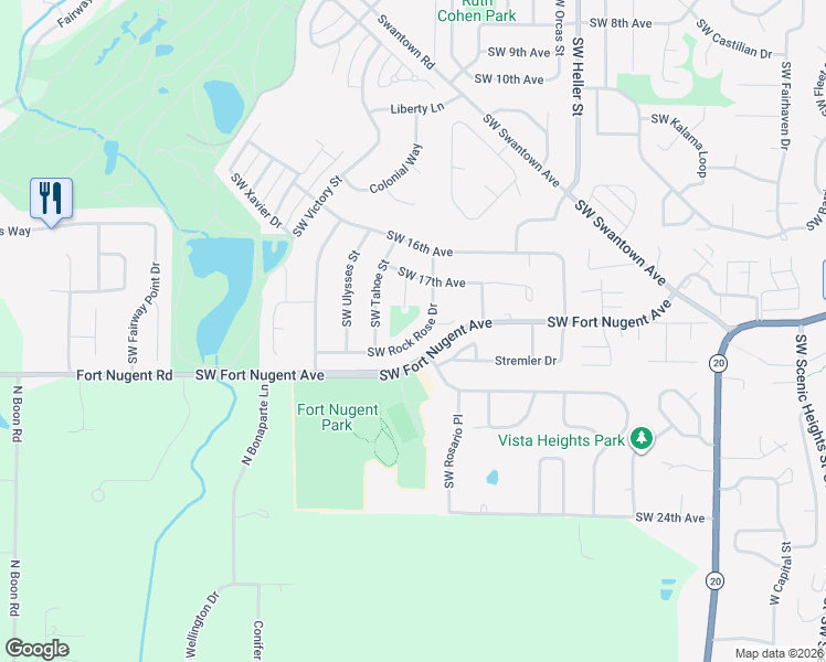 map of restaurants, bars, coffee shops, grocery stores, and more near 2009 Southwest Rock Rose Drive in Oak Harbor