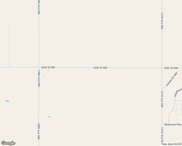 map of restaurants, bars, coffee shops, grocery stores, and more near 13766 60th Street Northwest in Williston
