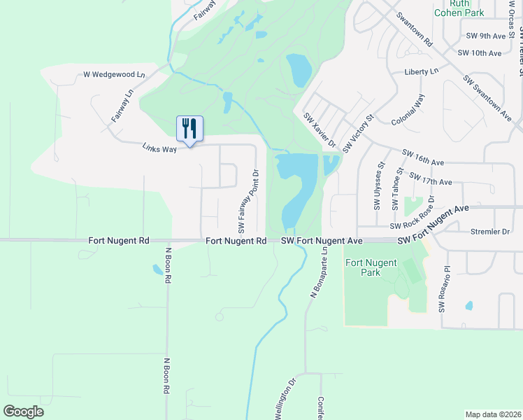 map of restaurants, bars, coffee shops, grocery stores, and more near 1770 Southwest Aberdeen Court in Oak Harbor