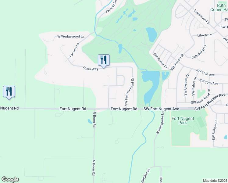 map of restaurants, bars, coffee shops, grocery stores, and more near 1691 Southwest Carnegie Street in Oak Harbor