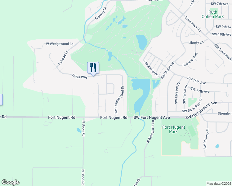 map of restaurants, bars, coffee shops, grocery stores, and more near 2887 Southwest Berwick Drive in Oak Harbor