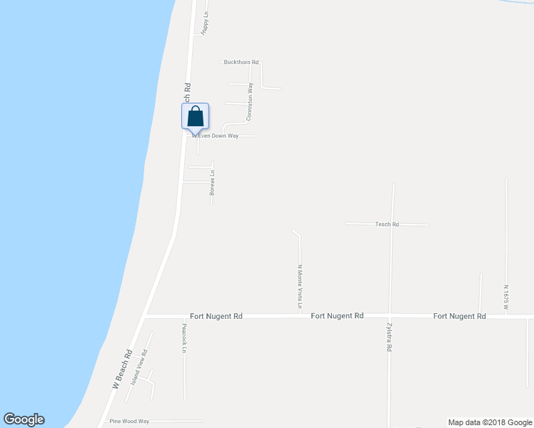 map of restaurants, bars, coffee shops, grocery stores, and more near 2115 North Monte Vista Lane in Oak Harbor