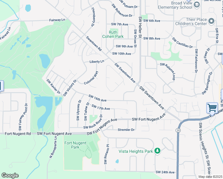 map of restaurants, bars, coffee shops, grocery stores, and more near 2118 Crosswoods Circle in Oak Harbor