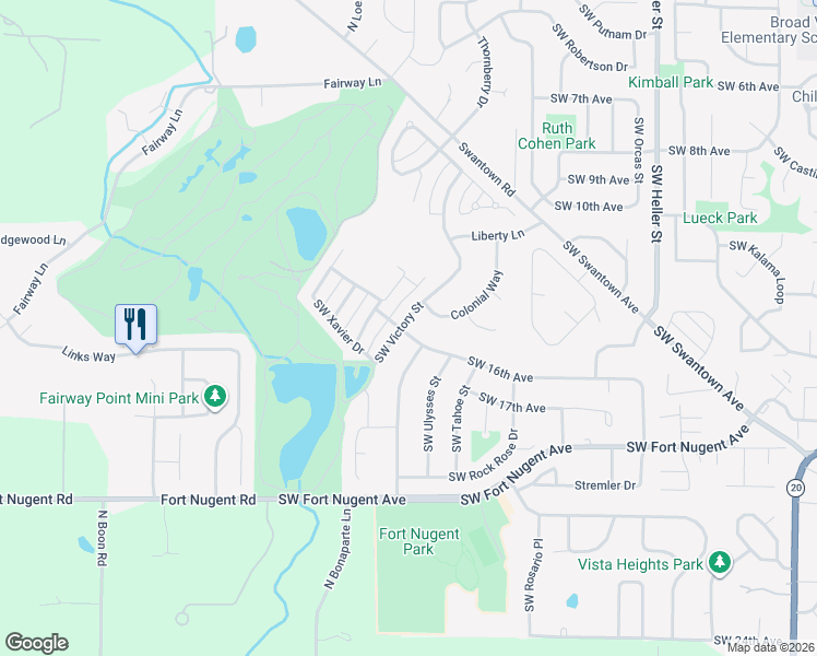 map of restaurants, bars, coffee shops, grocery stores, and more near 1566 Southwest Vanguard Street in Oak Harbor