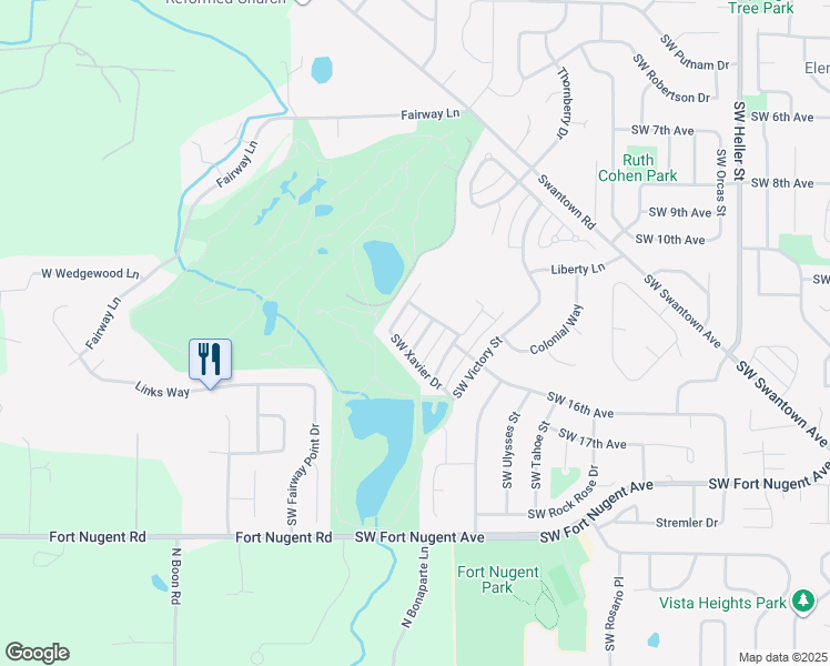map of restaurants, bars, coffee shops, grocery stores, and more near 1292 Southwest Xavier Drive in Oak Harbor