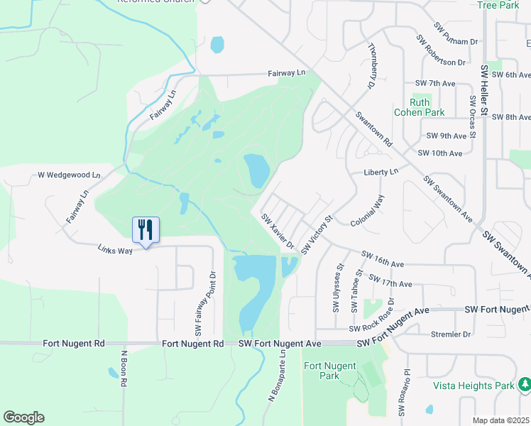 map of restaurants, bars, coffee shops, grocery stores, and more near 1292 Southwest Xavier Drive in Oak Harbor