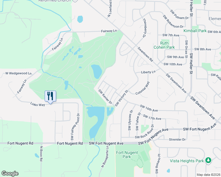 map of restaurants, bars, coffee shops, grocery stores, and more near 1310 Southwest Windsor Street in Oak Harbor