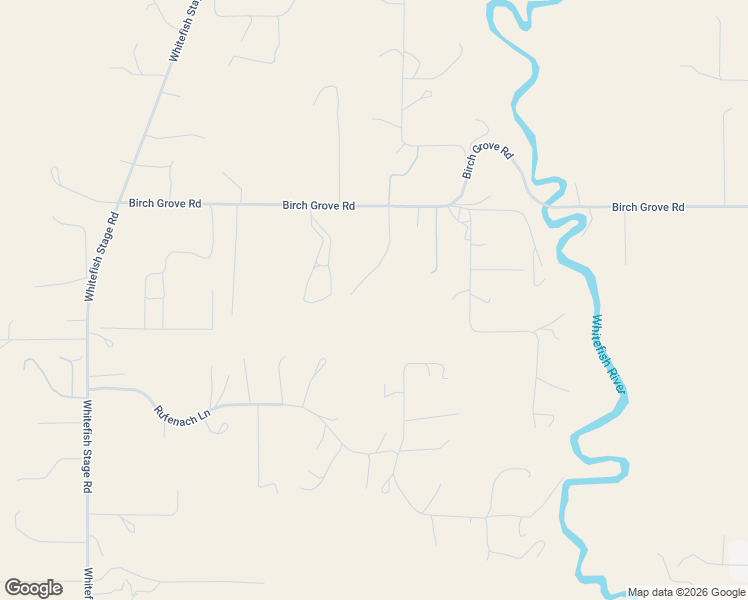 map of restaurants, bars, coffee shops, grocery stores, and more near 1018 Birch Grove Road in Kalispell