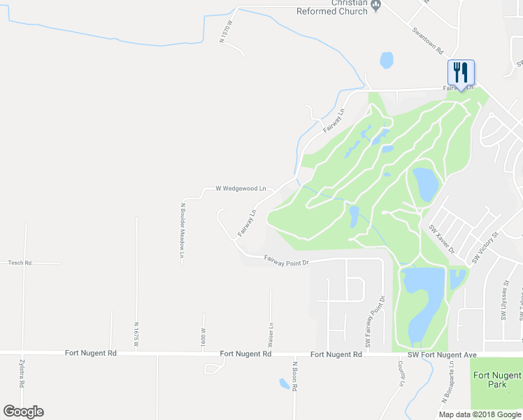 map of restaurants, bars, coffee shops, grocery stores, and more near 2170 Fairway Lane in Oak Harbor