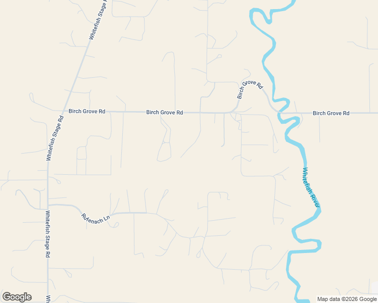 map of restaurants, bars, coffee shops, grocery stores, and more near 1018 Birch Grove Road in Kalispell