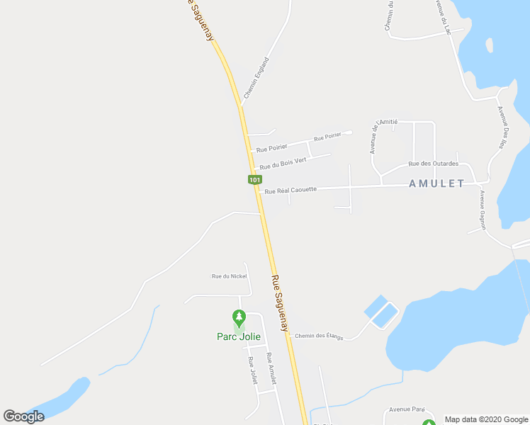 map of restaurants, bars, coffee shops, grocery stores, and more near 3140 Rue Saguenay in Rouyn-Noranda